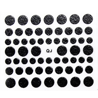 Sticker chấm bi tròn dán móng 3D 0324