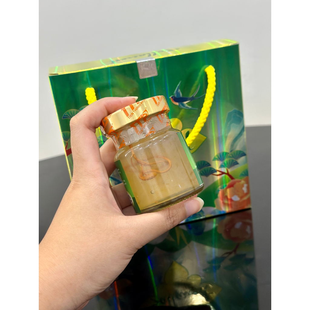 Nước Yến Sào Sallanest Đông trùng hạ thảo 30% yến tươi - Hộp Tiết Kiệm