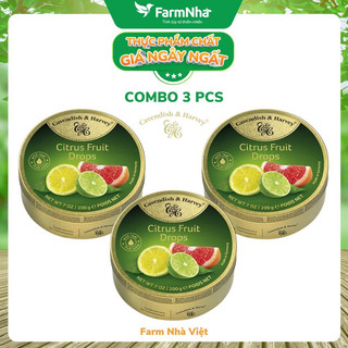 Kẹo trái cây Cavendish & Harvey Vị Citrus 200g - Sản phẩm nhập khẩu từ Đức