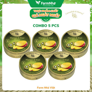Kẹo trái cây Cavendish & Harvey Vị Mango Kiwi 200g - Hương vị tuyệt vời từ Đức
