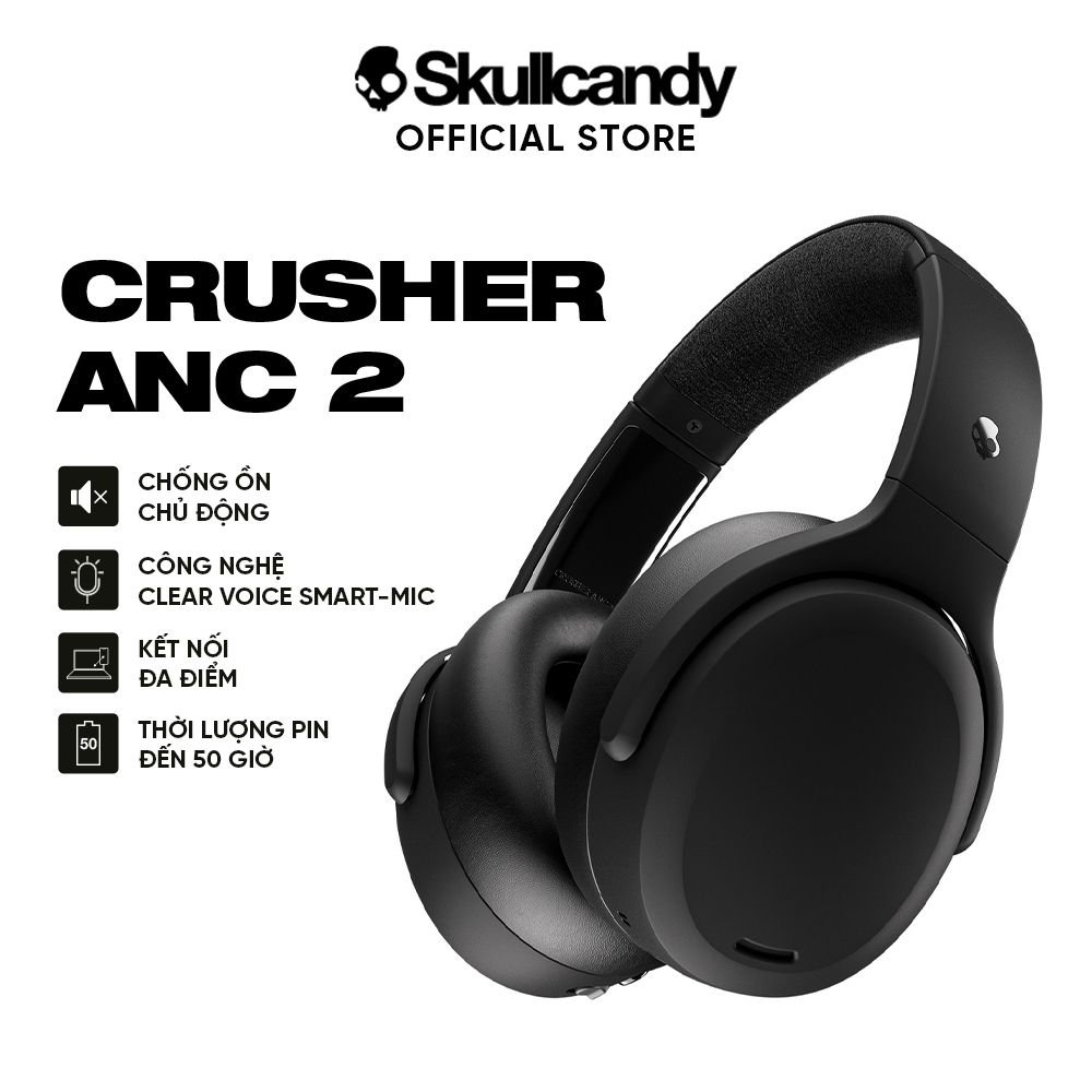 Tai nghe chụp tai SKULLCANDY CRUSHER ANC 2 - Hàng chính hãng