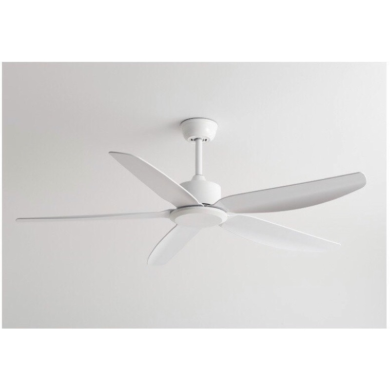 Quạt trần trang trí 5 cánh nhựa 1.42m, Động cơ DC LÕI ĐỒNG siêu êm, siêu mát 901