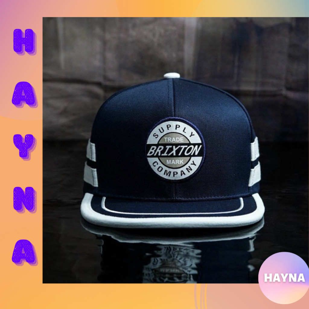Mũ SnapBack, Nón hiphop Brixton màu xanh, M72
