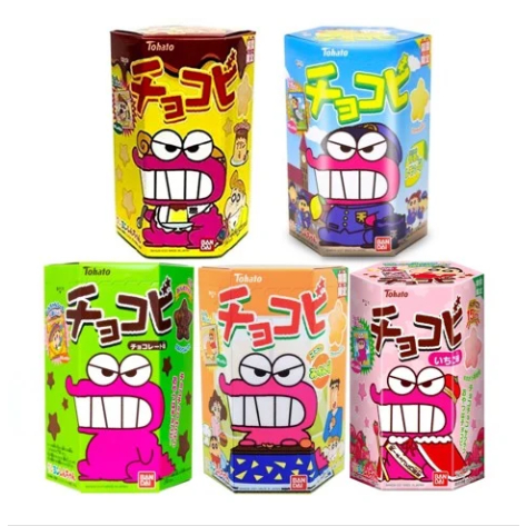 Bánh snack Shin cậu bé bút chì Choco Toharo