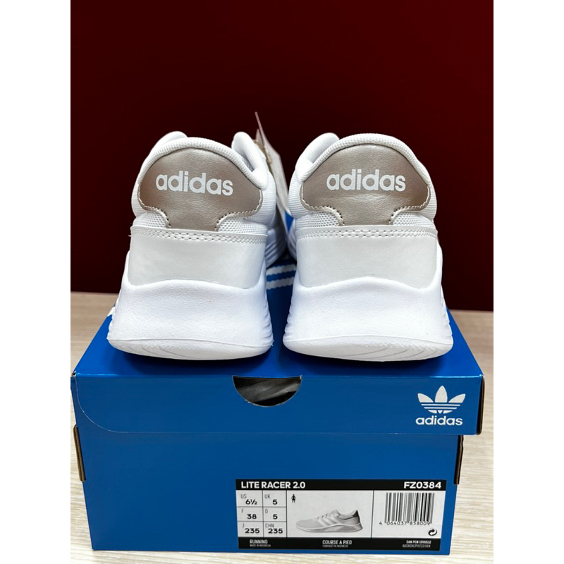 Pass Giày Chạy Adidas Lite Racer 2.0 Nữ Xám FZ0384 - Nữ size 5UK AUTH NEW 100%
