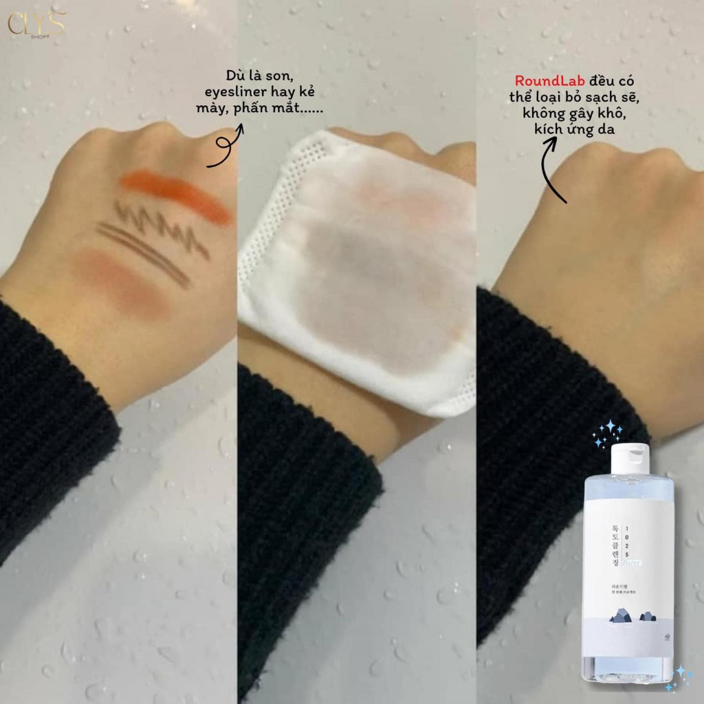 Nước tẩy trang RoundLab 1025 Dokdo Cleansing Water 400ml