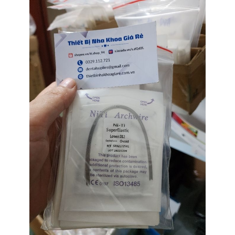 Dây cung Niti tròn chỉnh nha