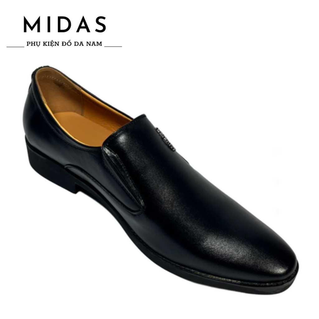 Giày lười nam da bò cao cấp,thiết kế đế cao su
