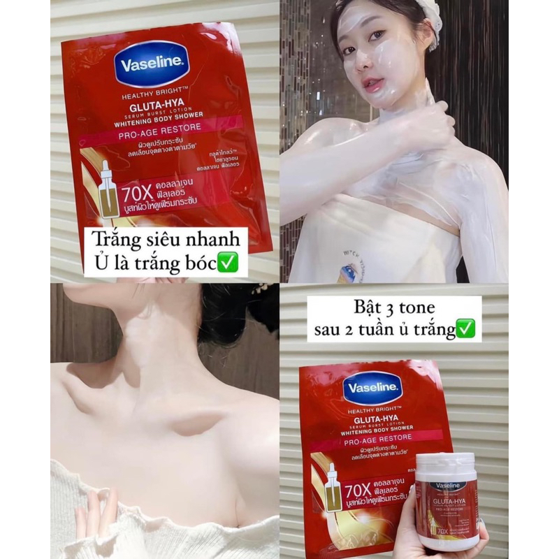 Tắm trắng vaseline