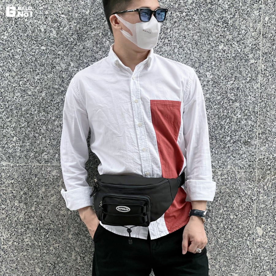 Túi Bao Tử DAPINGJIA UNISEX – Black