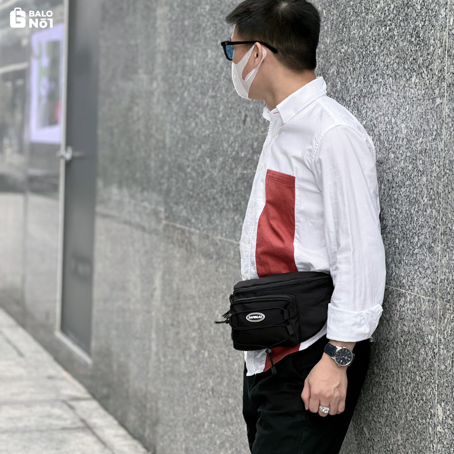 Túi Bao Tử DAPINGJIA UNISEX – Black