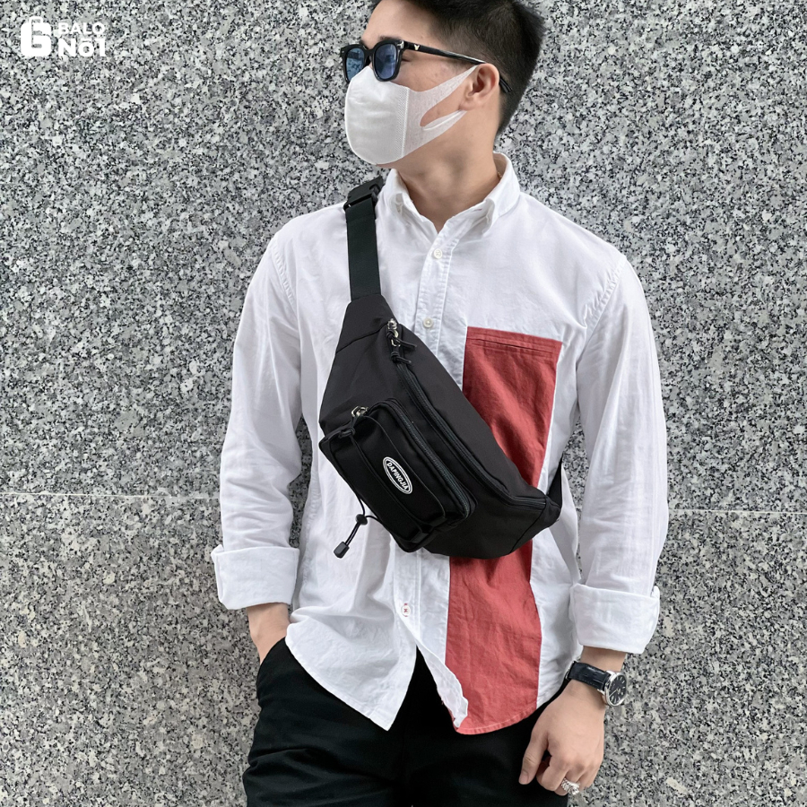 Túi Bao Tử DAPINGJIA UNISEX – Black