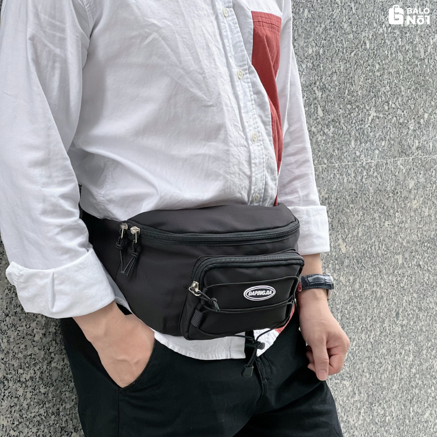 Túi Bao Tử DAPINGJIA UNISEX – Black
