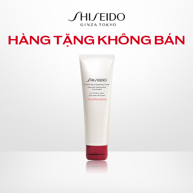 [Gift] Sữa rửa mặt tạo bọt thanh lọc da SHISEIDO Clarifying Cleansing Foam 125ml