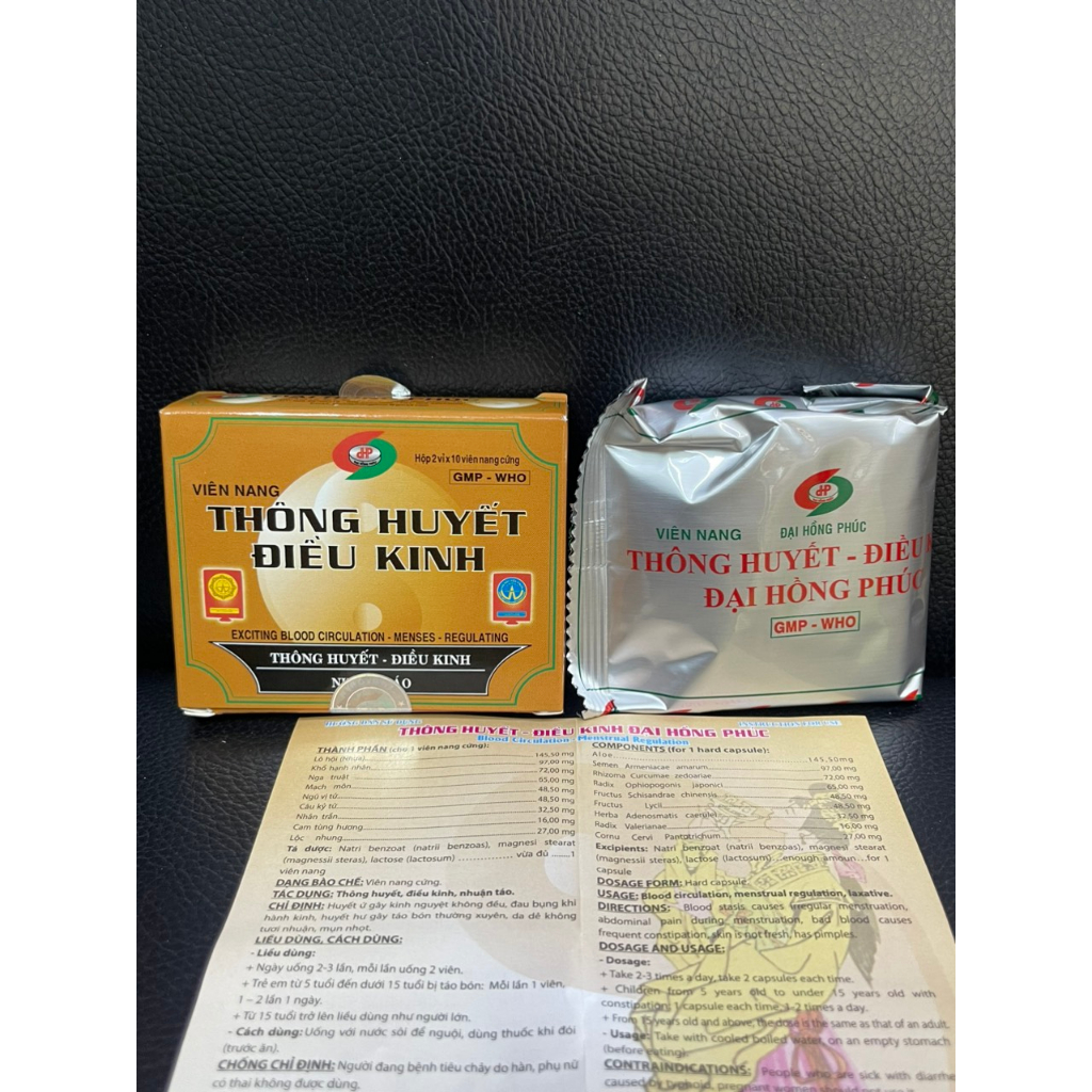 Thông Huyết Điều Kinh Hồng Phúc 20 Viên