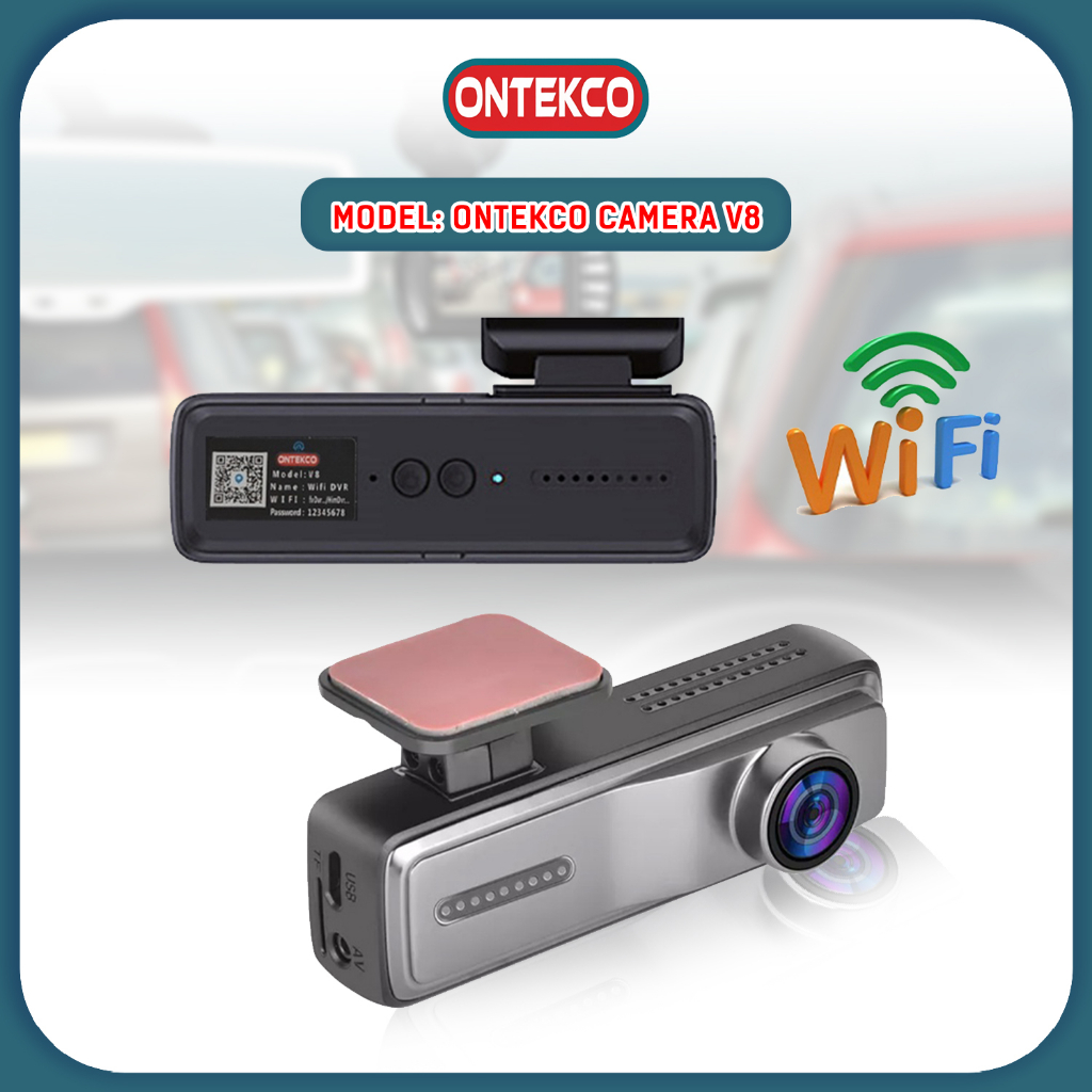 Camera hành trình Wifi ONTEKCO V8 PRO / V8 USB / V2, Góc rộng 2.0MPX / Camera kết nối màn android chính hãng - ONTEKCO | BigBuy360 - bigbuy360.vn