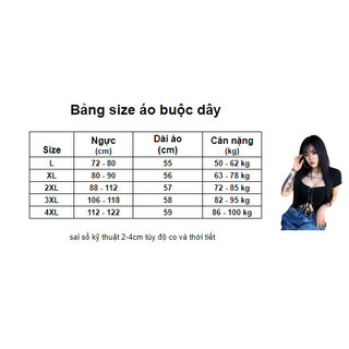 [Bigsize 55-100kg]Áo crotop đan ngực sexy bigsize