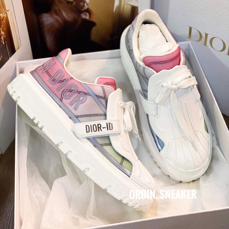 GIÀY SNEAKER CHRISTAN DIO ID TRẮNG HỒNG LAI AU FULLBOX CAO CẤP