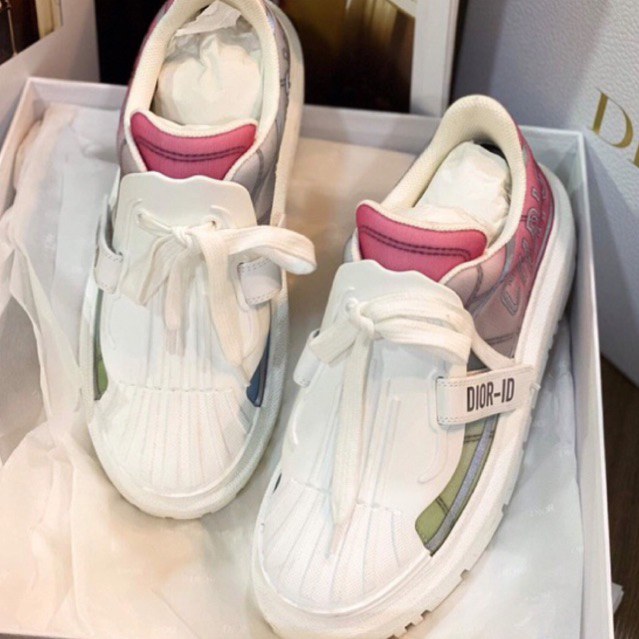 GIÀY SNEAKER CHRISTAN DIO ID TRẮNG HỒNG LAI AU FULLBOX CAO CẤP