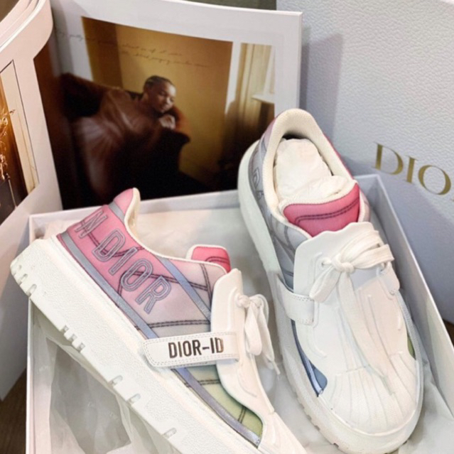 GIÀY SNEAKER CHRISTAN DIO ID TRẮNG HỒNG LAI AU FULLBOX CAO CẤP