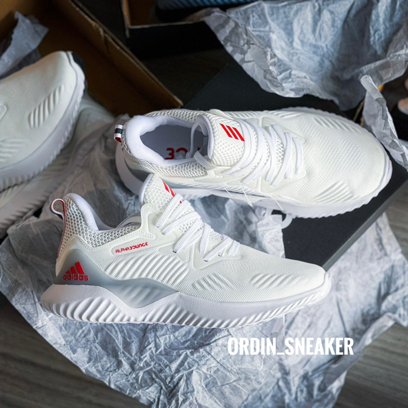 GIÀY ADIDA.S ALPHA BOUSE TRẮNG ĐỎ - ALPHA WHITE RED LAI AU