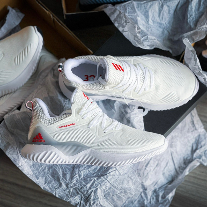 GIÀY ADIDA.S ALPHA BOUSE TRẮNG ĐỎ - ALPHA WHITE RED LAI AU