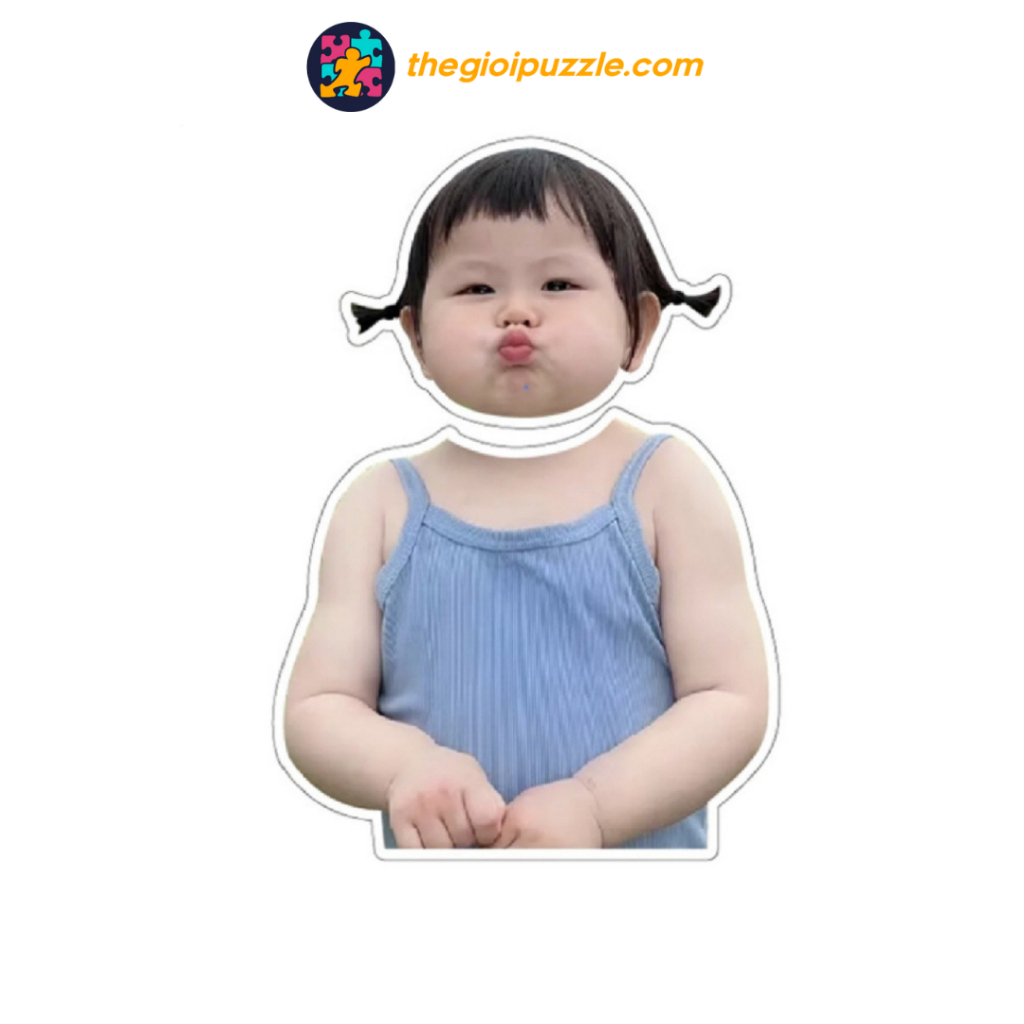 Mô hình Standee lắc đầu, dùng để trang trí bàn học, ô tô, góc làm việc Thegioipuzzle