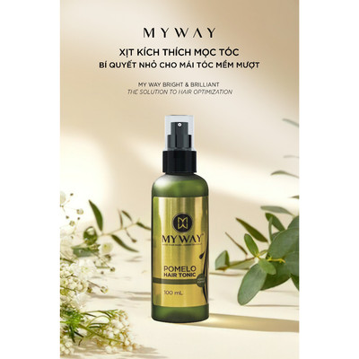 Xịt Kích Thích Mọc Tóc MY WAY POMELO HAIR TONIC Thiên Nhiên Cao Cấp