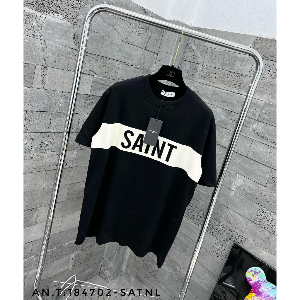 Áo Thun SAINT Form Rộng Tay Lỡ Vải Cotton 2 Chiều Cao Cấp , Thời Trang Hottrend 2023