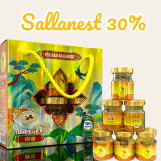 Nước Yến Sào Salanest chưng táo đỏ 30% yến tươi - Hộp tiết kiệm