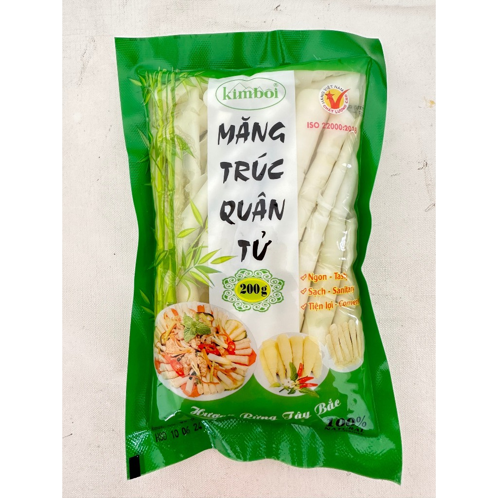 10 gói măng trúc quân tử 200gr