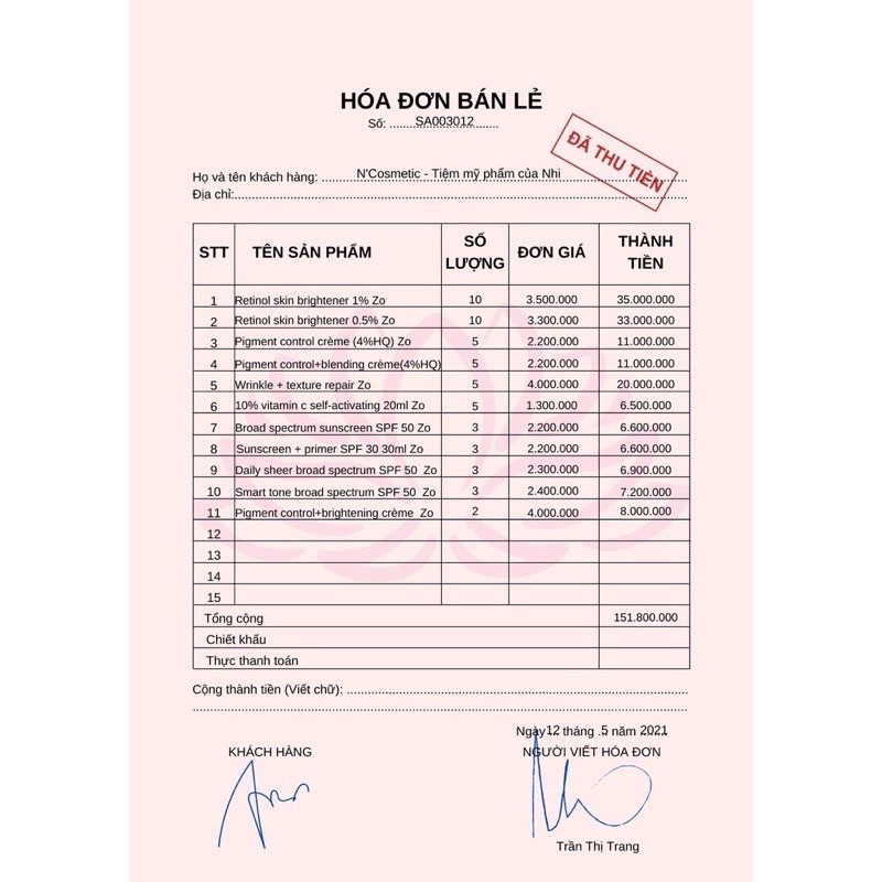 Kem phục hồi da RECOVERY CRÉME 50ml