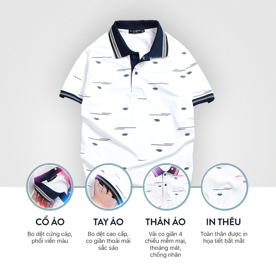 Polo nam họa tiết Sgimstudio, áo thun polo viền basic form rộng thoải mái trẻ trung và lịch lãm | Sgimstudio