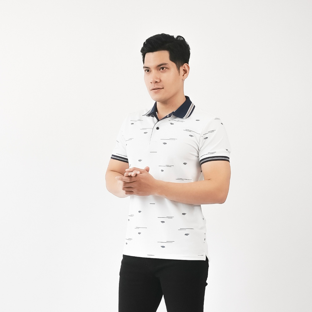 Polo nam họa tiết Sgimstudio, áo thun polo viền basic form rộng thoải mái trẻ trung và lịch lãm | Sgimstudio