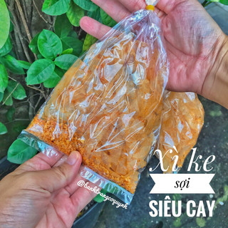 Bánh tráng xì ke sợi cay