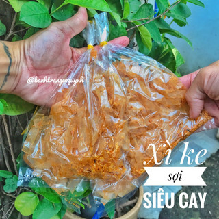 Bánh tráng xì ke sợi cay