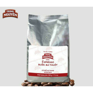 Cà phê hạt pha máy trung nguyên espresso buôn ma thuột -gói 500gr
