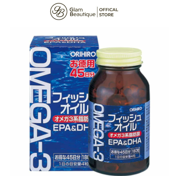 DẦU CÁ ORIHIRO OMEGA 3 180 VIÊN/HỘP