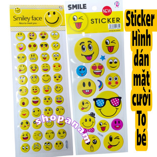 Sticker Dán hình mặt cười , Smile Face sticker