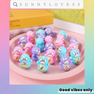 Lật đật mini hình chú thỏ nhiều màu dễ thương, có 3 màu cho khách yêu lựa chọn