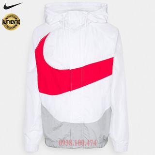 Áo khoác nam Nike Swoosh chính hãng form rộng 2 lớp lót lưới cách nhiệt bên trong có mũ trùm đầu