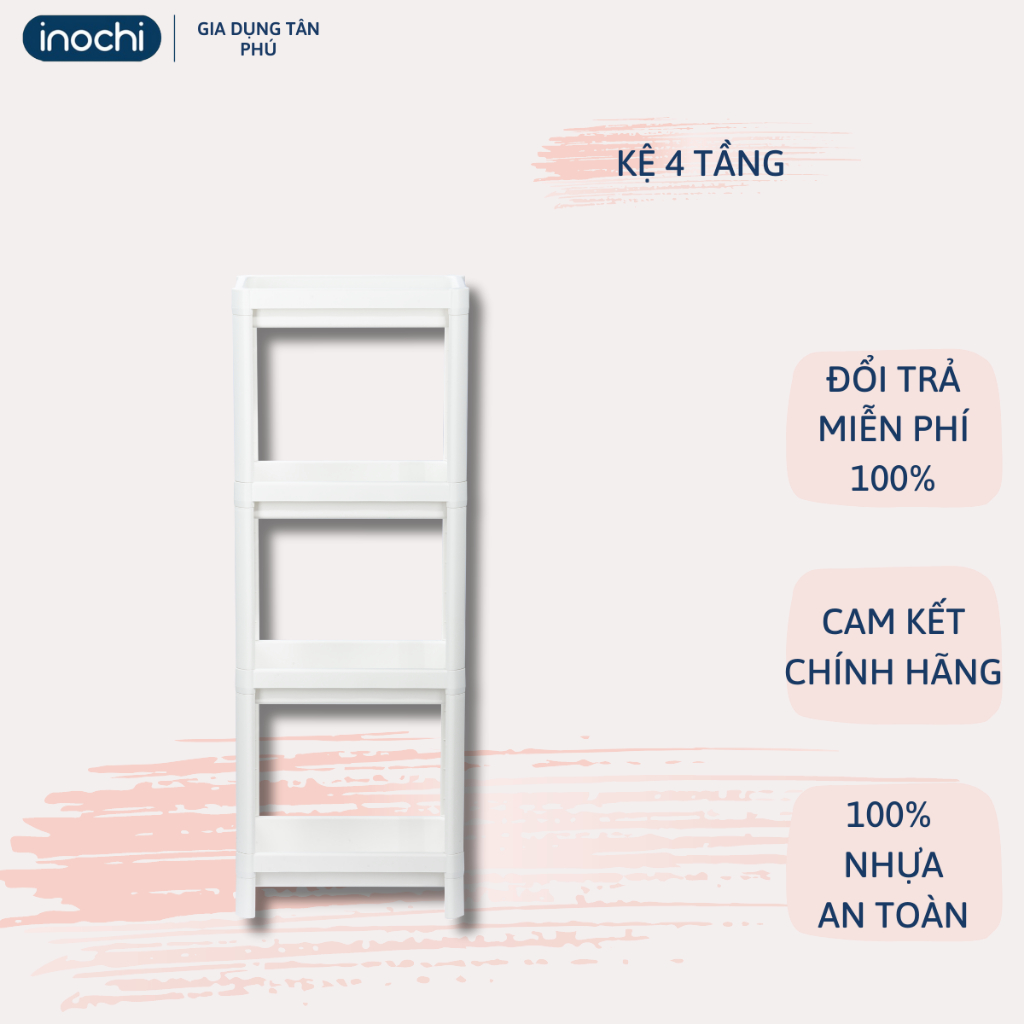 Kệ đa năng, kệ bếp, kệ gia vị, kệ nhà tắm, nhựa nguyên sinh, chắc chắn dễ vệ sinh/tháo lắp