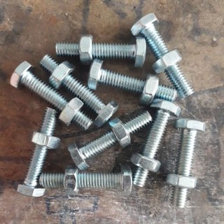 10bộ bùlong+tán sắt xi 6ly