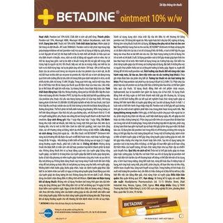Tuýp mỡ sát khuẩn Betadine Ointment 10% Povidone-Iodine - 40g
