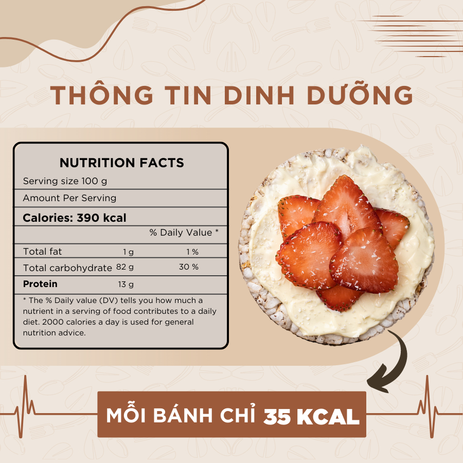 Bánh gạo lứt ăn kiêng huyền mễ GUfoods (170g/300g/510g) - Phù hợp Eat clean, Thực dưỡng, Tập Gym, Thuần chay