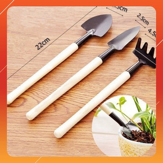 Set dụng cụ làm vườn mini 3 món tiện lợi, dễ sử dụng
