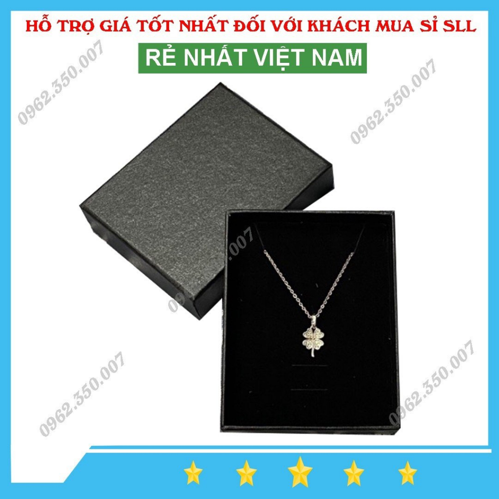 Hộp Trang Sức Màu Đen Giá Rẻ Kích Thước 9x9x2