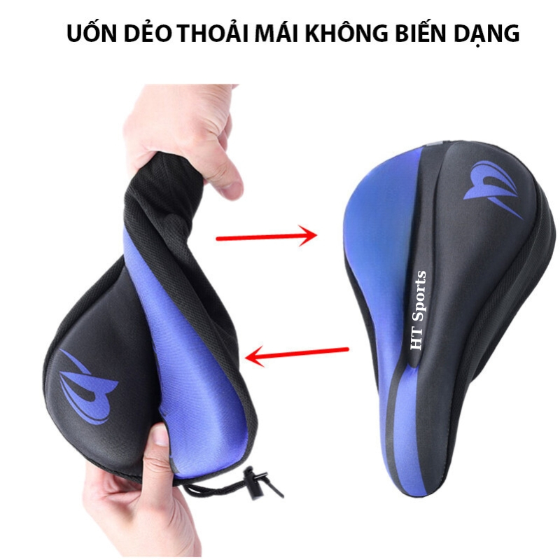 Bọc Yên Xe Đạp BIKEBOY SIÊU DÀY ÊM ÁI THOÁNG KHÍ - Sản phẩm được TẶNG KÈM TÚI CHÙM MƯA YÊN XE