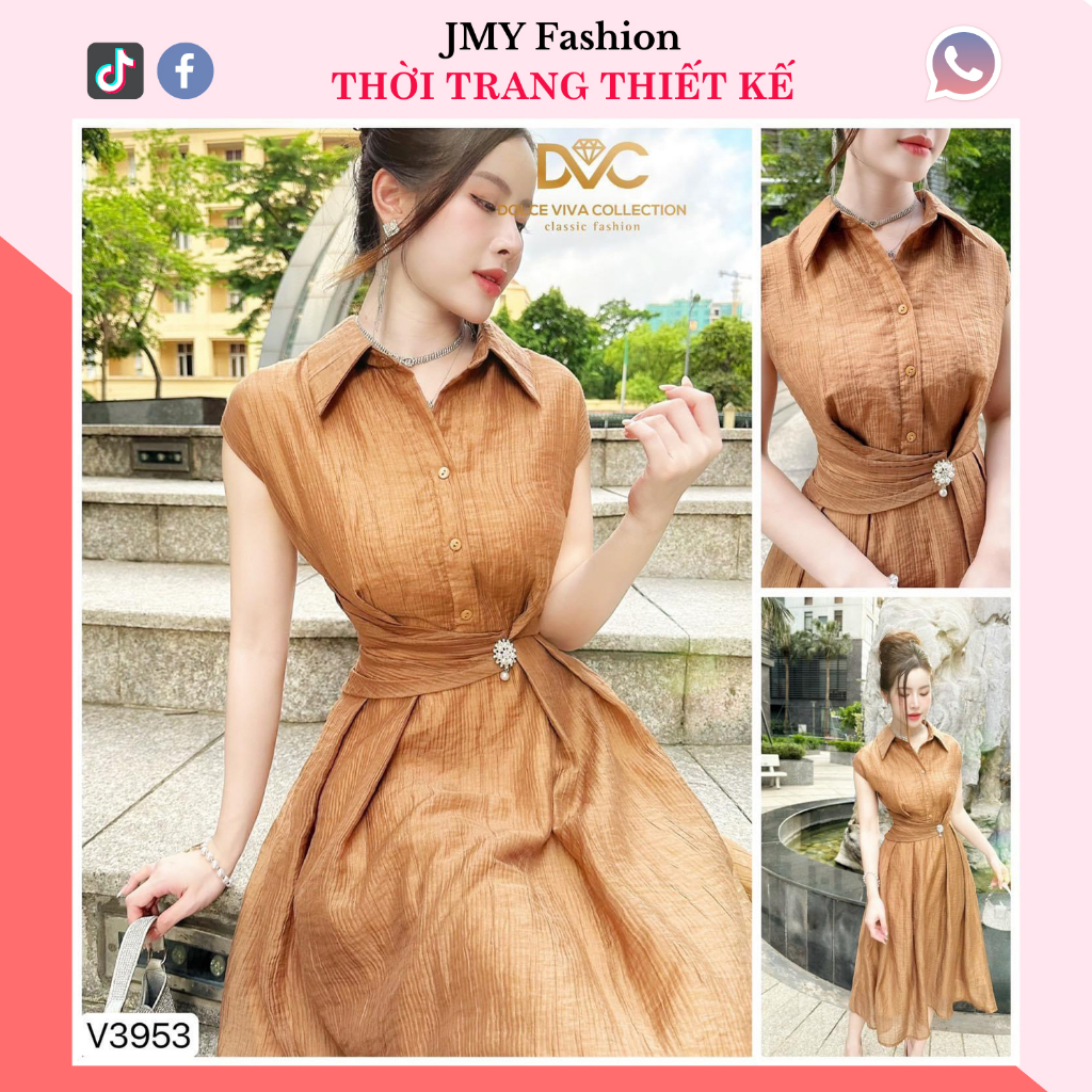 váy nâu dáng dài nữ tính