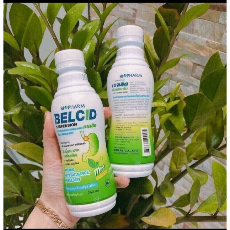 Chai siro Dạ Dày- Sữa dạ dày BELCID SUSPENSION Thái Lan 240ml